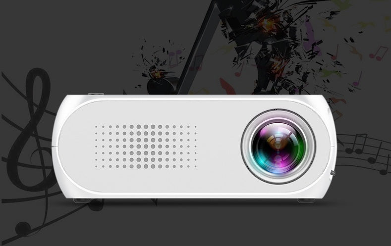 JMT-003722 HD 1080P Mini Home Pico Projector with HDMI and AV Inputs - Supports U Disks and TF Cards