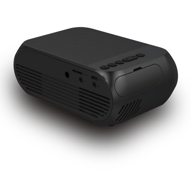 JMT-003722 HD 1080P Mini Home Pico Projector with HDMI and AV Inputs - Supports U Disks and TF Cards