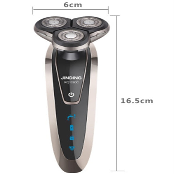JMT-003786 Cordless Beard Trimmer with Ergonomic Design and 3D Cutter Head System, Rechargeable and Washable
