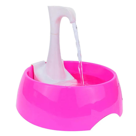 JMT-003914 Portable Aqua Mini Pet Water Fountain 1.2L - Pink