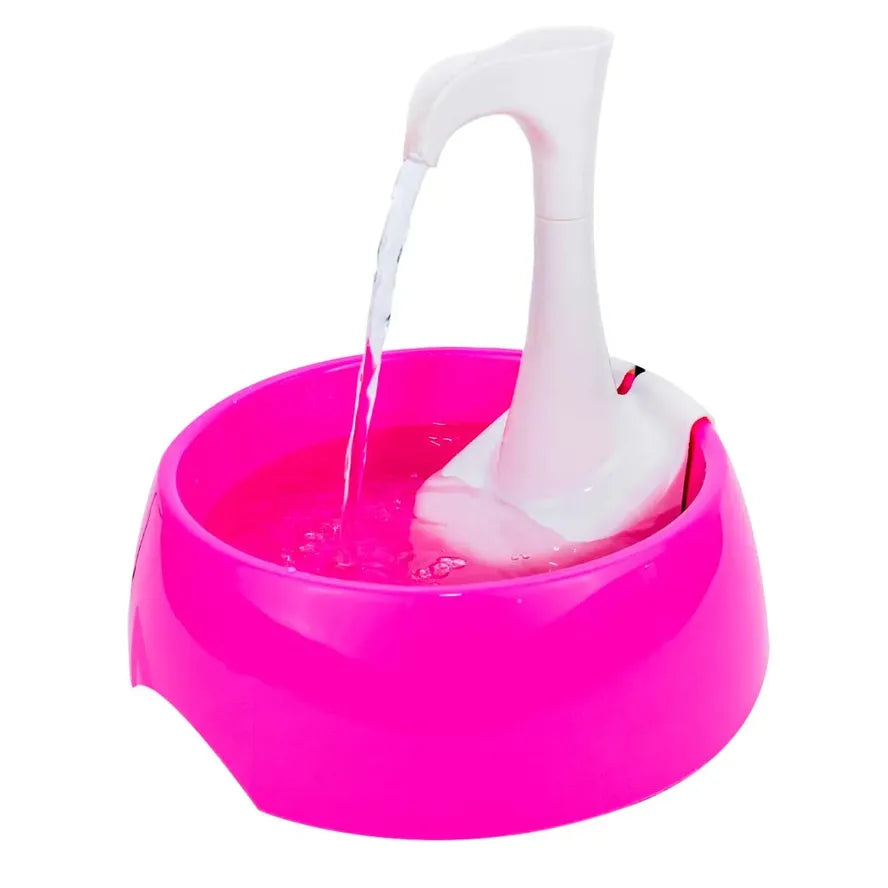 JMT-003914 Portable Aqua Mini Pet Water Fountain 1.2L - Pink