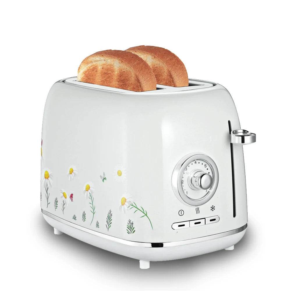 JMT-004362 Electric Pink Toaster with Custom Logo Design and Oven Functionality