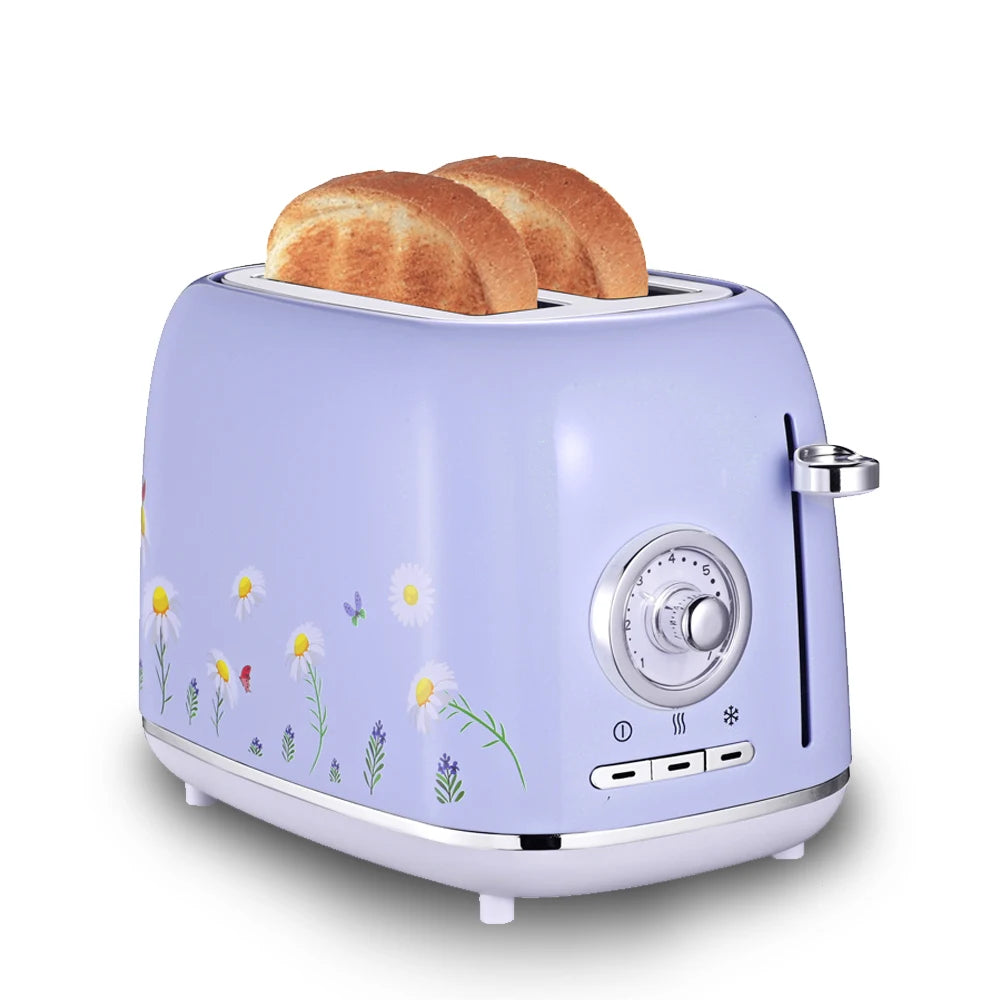 JMT-004362 Electric Pink Toaster with Custom Logo Design and Oven Functionality