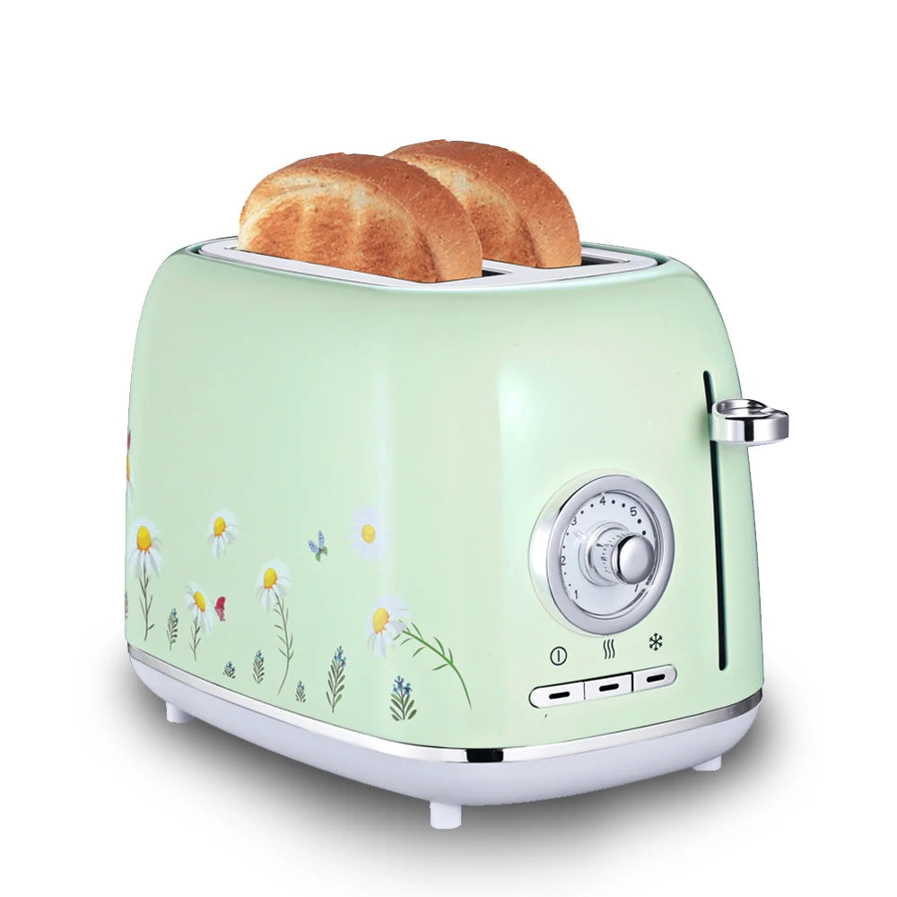 JMT-004362 Electric Pink Toaster with Custom Logo Design and Oven Functionality