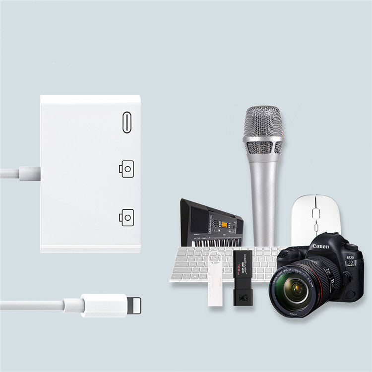 JMT-004874 Camera Adapter Cable for iOS Devices - U Disk & SLR Compatibility