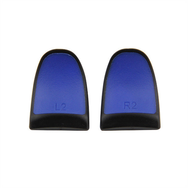 JMT-004874 PS4 L2 R2 Replacement Handle Buttons Set - Durable ABS + Rubber Material, Compatible with PS4 Game Controllers