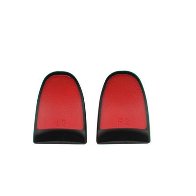 JMT-004874 PS4 L2 R2 Replacement Handle Buttons Set - Durable ABS + Rubber Material, Compatible with PS4 Game Controllers