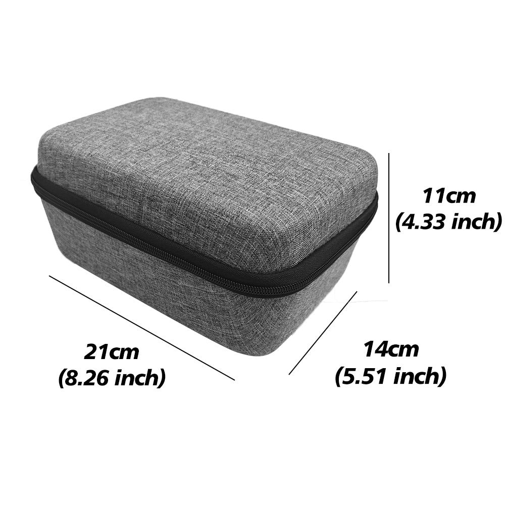 JMT-004874 Portable Dustproof Storage Box for HY300 Pro Projector - Black and Grey