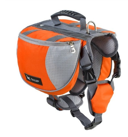 JMT-005194 Outdoor Pet Harness with Integrated Backpack for Adventurous Pets