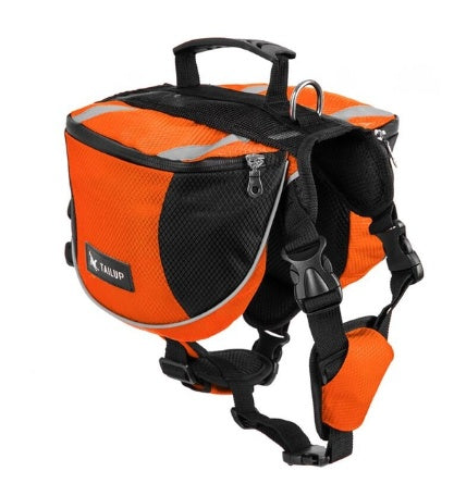 JMT-005194 Outdoor Pet Harness with Integrated Backpack for Adventurous Pets