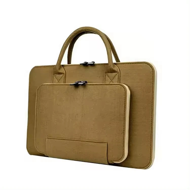JMT-005514 Customizable Wool Felt Laptop Bag for 14-15.6 Inch Laptops - Multi-Color Options Available