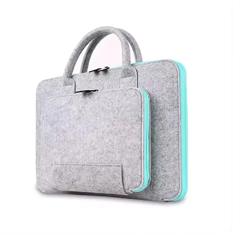 JMT-005514 Customizable Wool Felt Laptop Bag for 14-15.6 Inch Laptops - Multi-Color Options Available