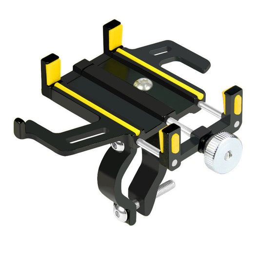 JMT-005706 Alloy Bicycle Mobile Phone Holder with 4-Claw Bracket for Handlebar Mounting (Multiple Colors)