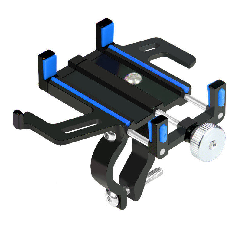 JMT-005706 Alloy Bicycle Mobile Phone Holder with 4-Claw Bracket for Handlebar Mounting (Multiple Colors)