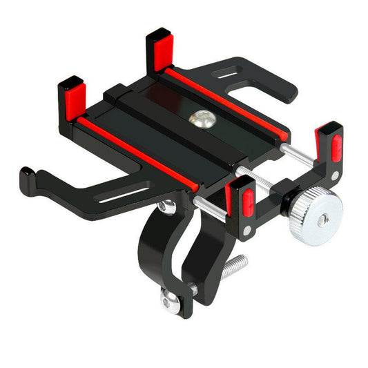 JMT-005706 Alloy Bicycle Mobile Phone Holder with 4-Claw Bracket for Handlebar Mounting (Multiple Colors)