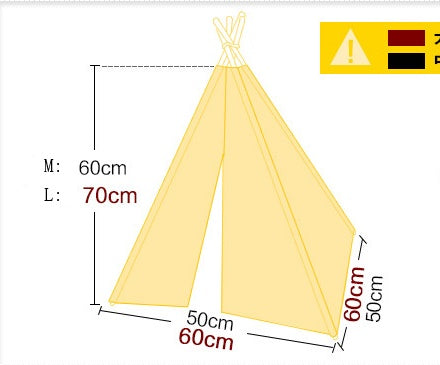 JMT-005706 Small Spotted Tent Cat Kennel - Pet Nest in Various Sizes with Soft Lining Options