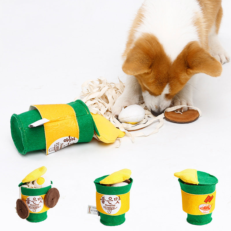 JMT-005834 Interactive Sound Toy for Dogs Made from Felt Cloth and Cotton Webbing