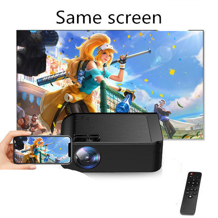 JMT-006026 Home Office HD Mobile Wireless Projector with 1080p Resolution and Multiple Color Options