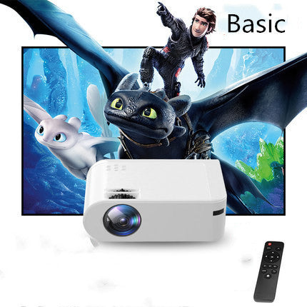 JMT-006026 Home Office HD Mobile Wireless Projector with 1080p Resolution and Multiple Color Options