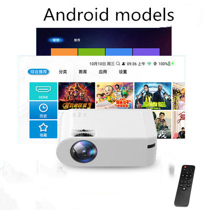JMT-006026 Home Office HD Mobile Wireless Projector with 1080p Resolution and Multiple Color Options