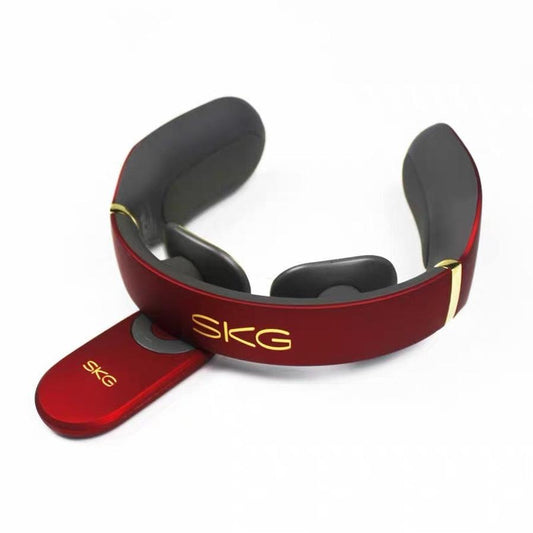 JMT-006090 Red Cervical Spine Massager with Adjustable Speed and Heat Function