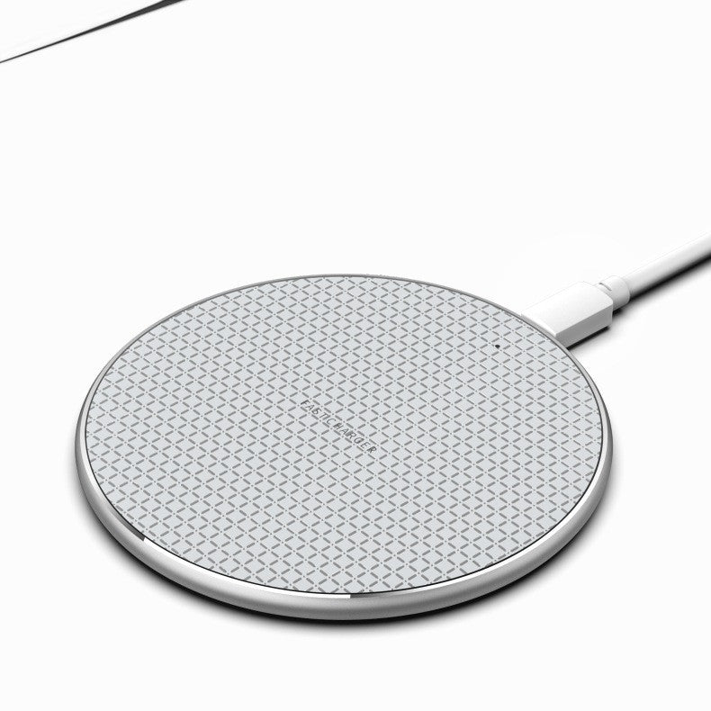 JMT-006538 Ultra-Thin 10W Round Wireless Charger – Aluminum Alloy Design in Multiple Colors