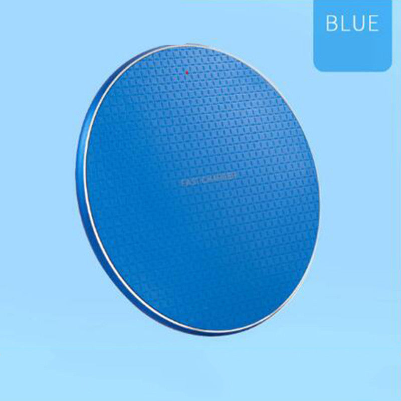 JMT-006538 Ultra-Thin 10W Round Wireless Charger – Aluminum Alloy Design in Multiple Colors