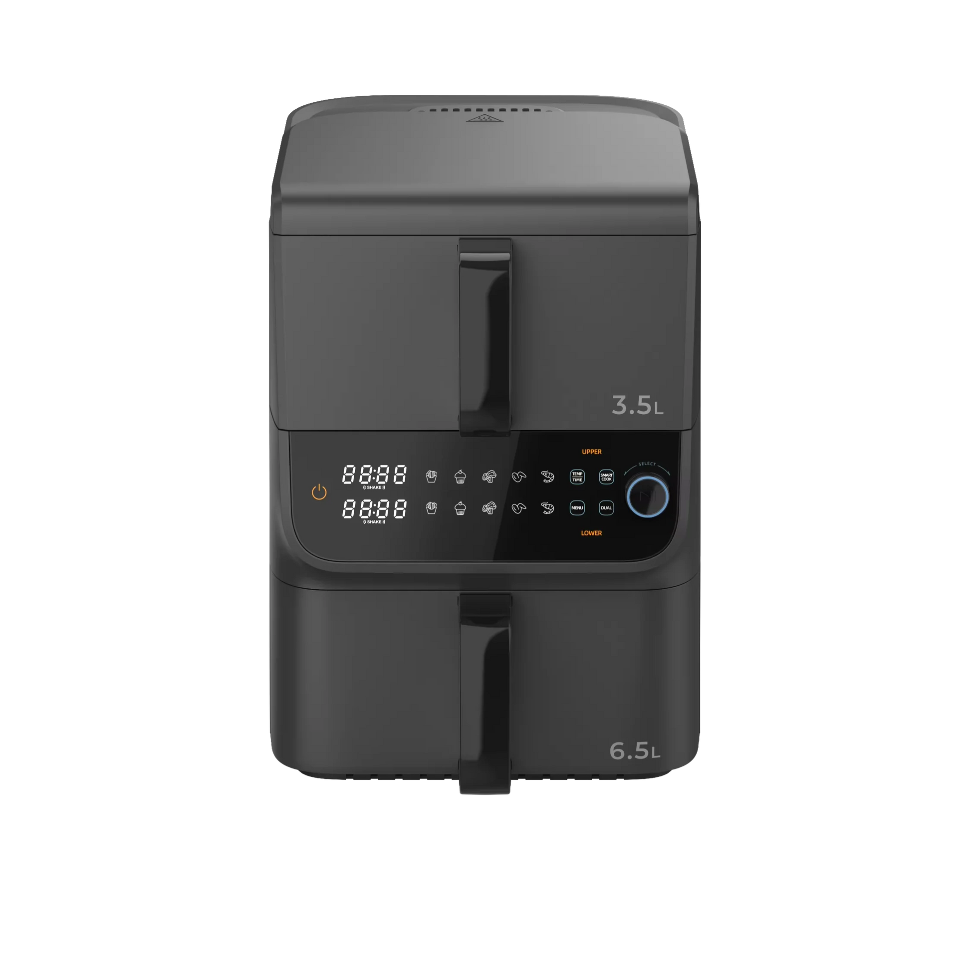 JMT-006602 10L Dual Core Air Fryer with Nonstick Coating for Easy Home Cooking