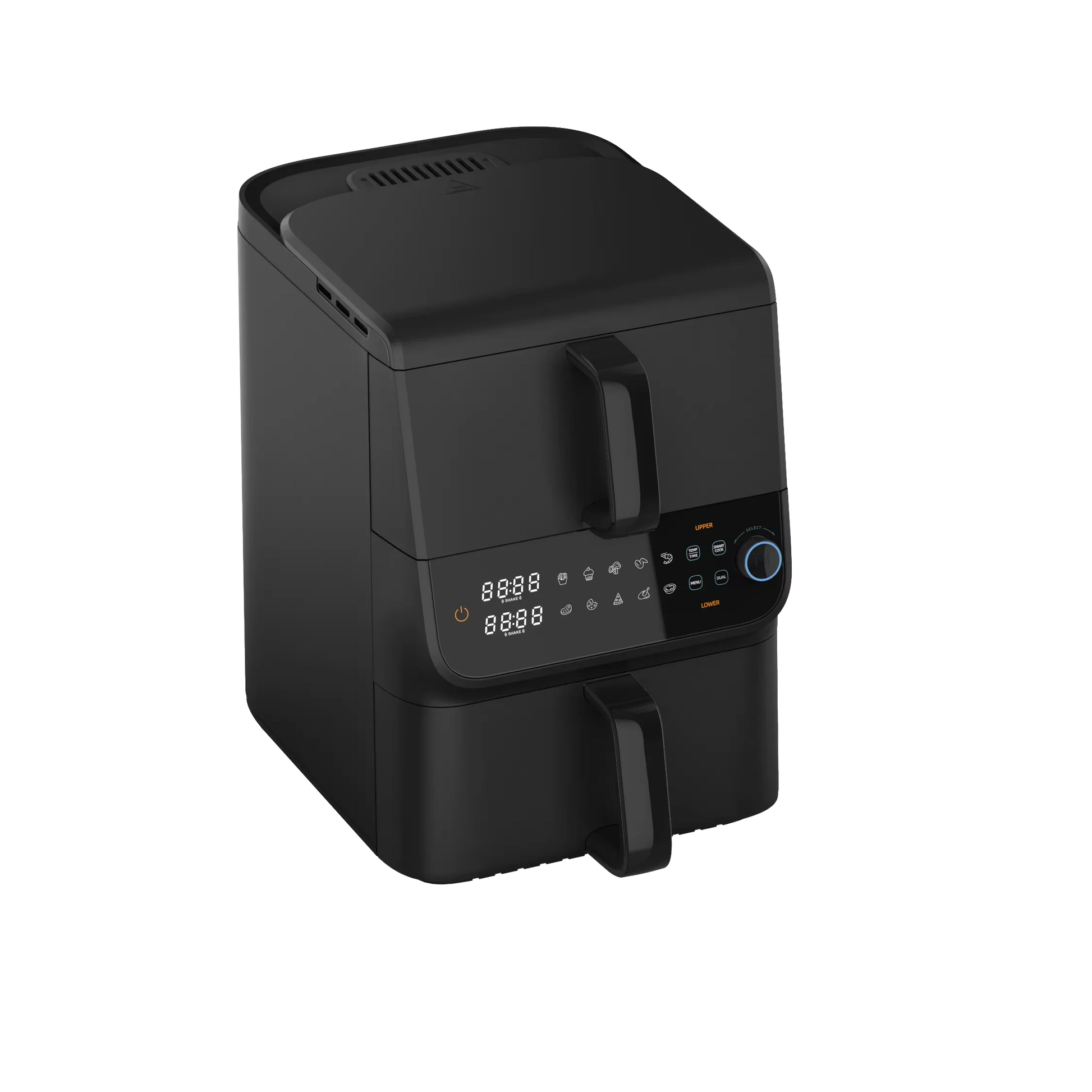JMT-006602 10L Dual Core Air Fryer with Nonstick Coating for Easy Home Cooking