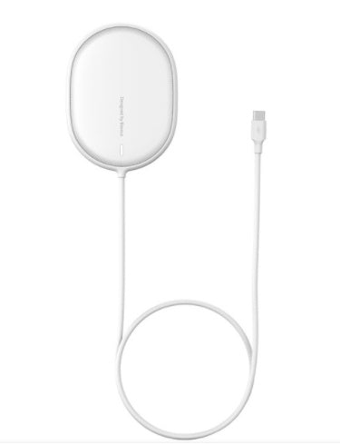 JMT-006666 Double Circle Infinite Rotation Wireless Charger - 3000 mA, 12V Output, Lithium Battery, Available in Black, White, Blue