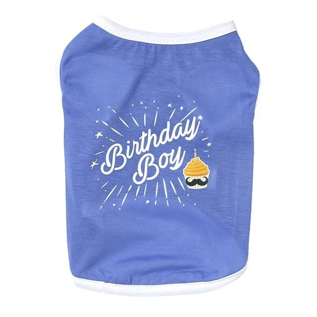 JMT-006922 Light Blue Cotton Casual Vest for Dogs – Sizes XS to XL