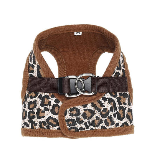 JMT-007178 Leopard Print & Camouflage Heart Chest Strap - Durable Sandwich Mesh & Cotton Canvas