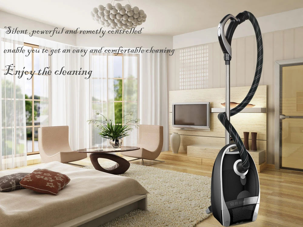 JMT-007306 Silent Vacuum Cleaner with LED Display and Remote Control