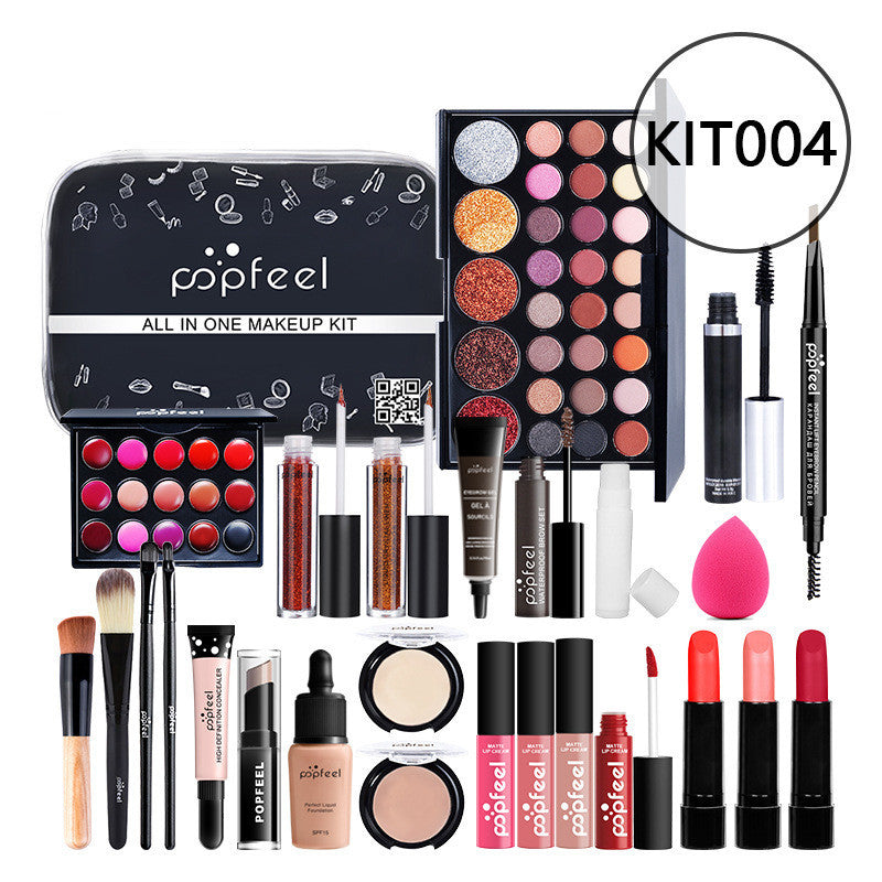 JMT-007434 Beginner-Friendly Makeup Cosmetics Set with Concealer, Eyeliner, and Eyebrow Pencil - 8+ Natural Color Options