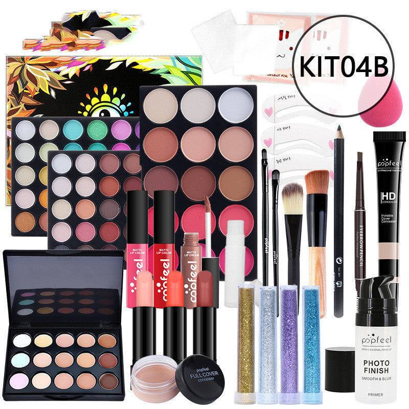 JMT-007434 Beginner-Friendly Makeup Cosmetics Set with Concealer, Eyeliner, and Eyebrow Pencil - 8+ Natural Color Options