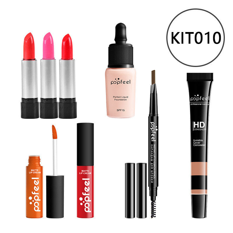 JMT-007434 Beginner-Friendly Makeup Cosmetics Set with Concealer, Eyeliner, and Eyebrow Pencil - 8+ Natural Color Options