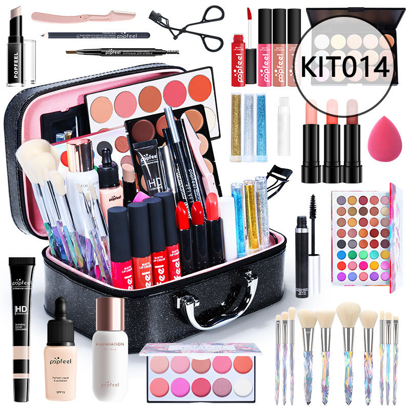 JMT-007434 Beginner-Friendly Makeup Cosmetics Set with Concealer, Eyeliner, and Eyebrow Pencil - 8+ Natural Color Options