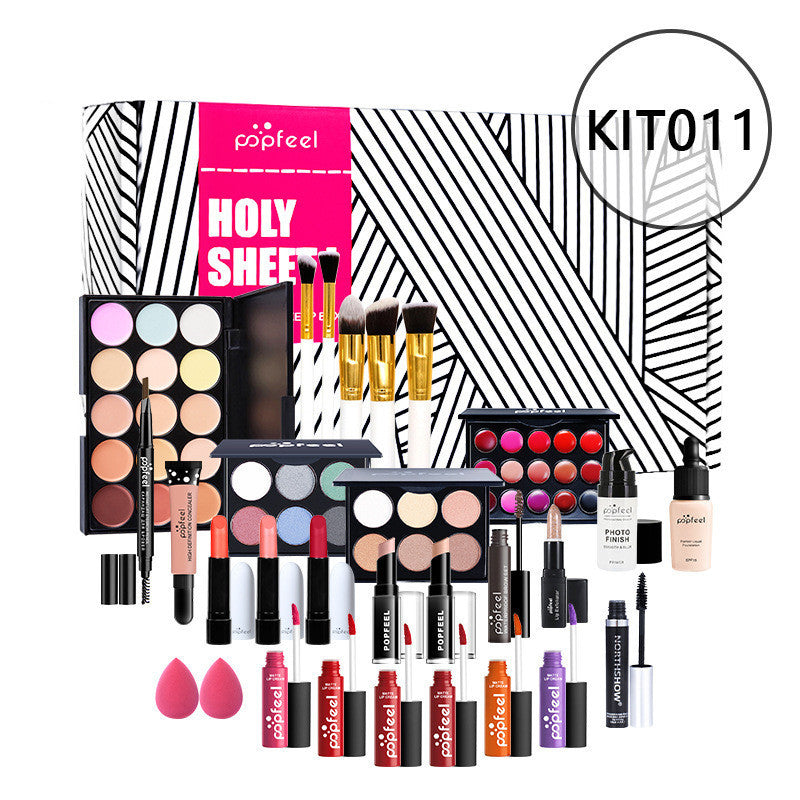JMT-007434 Beginner-Friendly Makeup Cosmetics Set with Concealer, Eyeliner, and Eyebrow Pencil - 8+ Natural Color Options