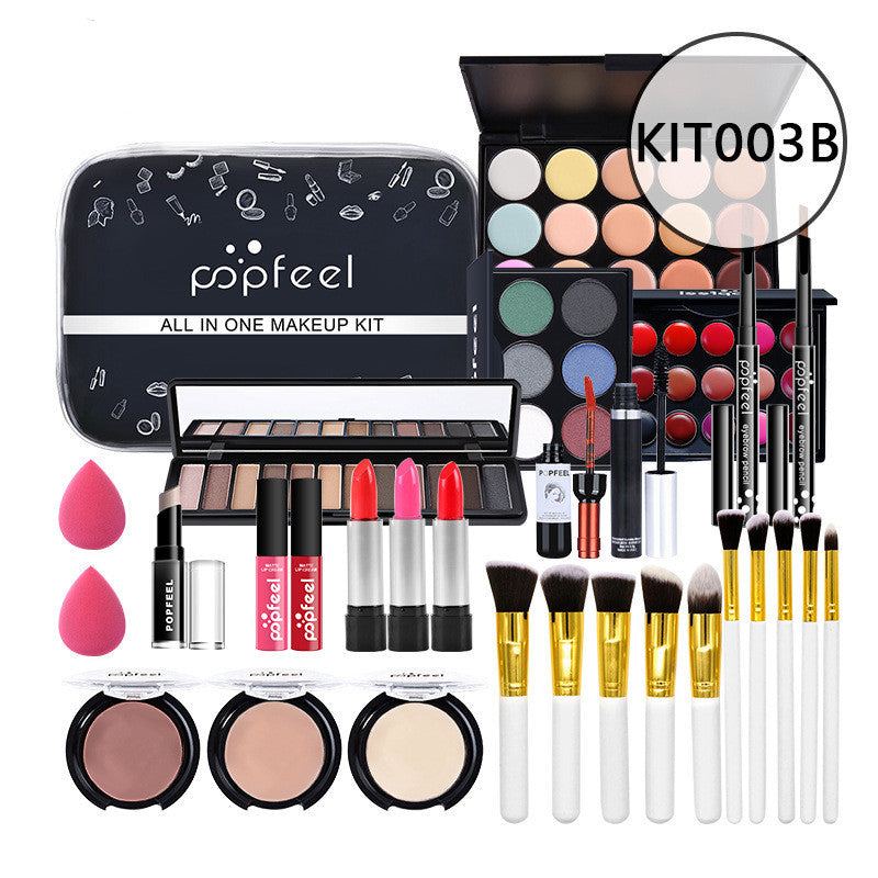 JMT-007434 Beginner-Friendly Makeup Cosmetics Set with Concealer, Eyeliner, and Eyebrow Pencil - 8+ Natural Color Options