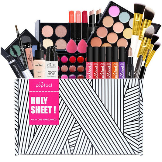 JMT-007434 Beginner-Friendly Makeup Cosmetics Set with Concealer, Eyeliner, and Eyebrow Pencil - 8+ Natural Color Options