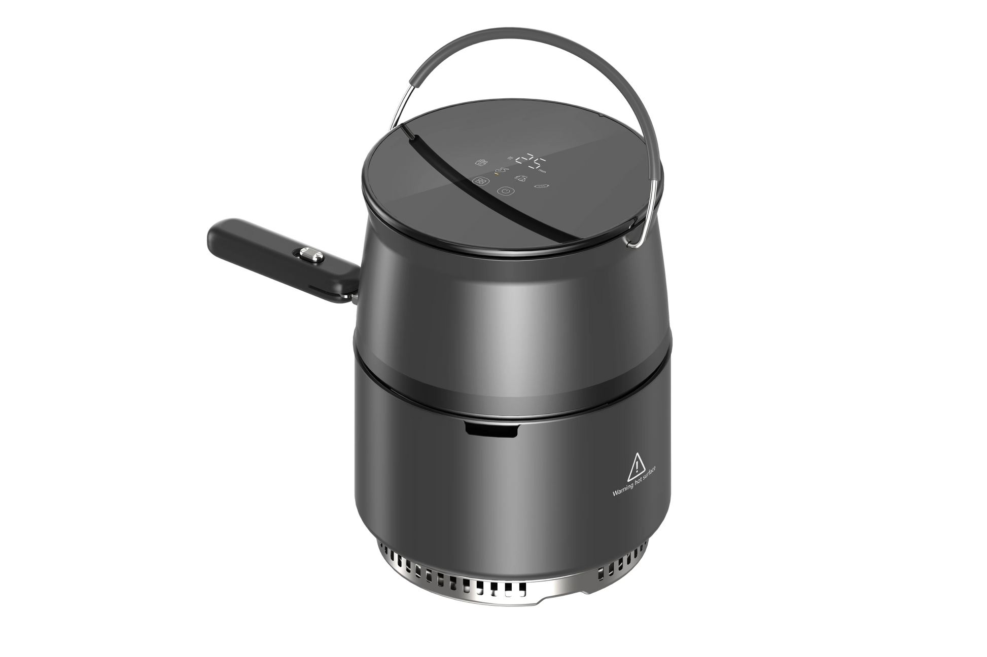 JMT-007754 Portable Lightweight Oil-Free Charcoal Air Fryer for Outdoor Camping