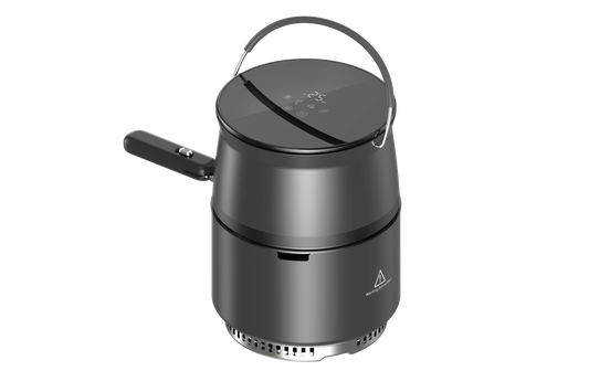 JMT-007754 Portable Lightweight Oil-Free Charcoal Air Fryer for Outdoor Camping