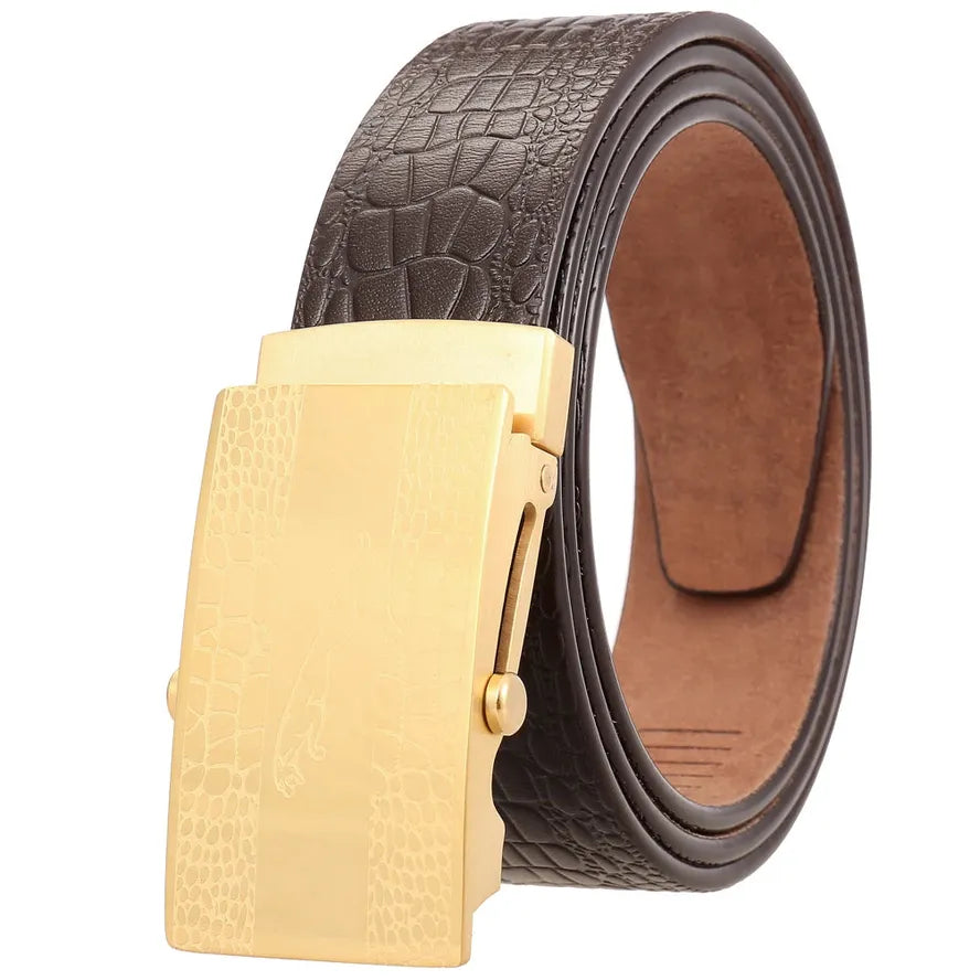 JMT-007754 Stainless Steel 3.5CM Men's Belt - Durable and Stylish Accessory for Everyday Wear