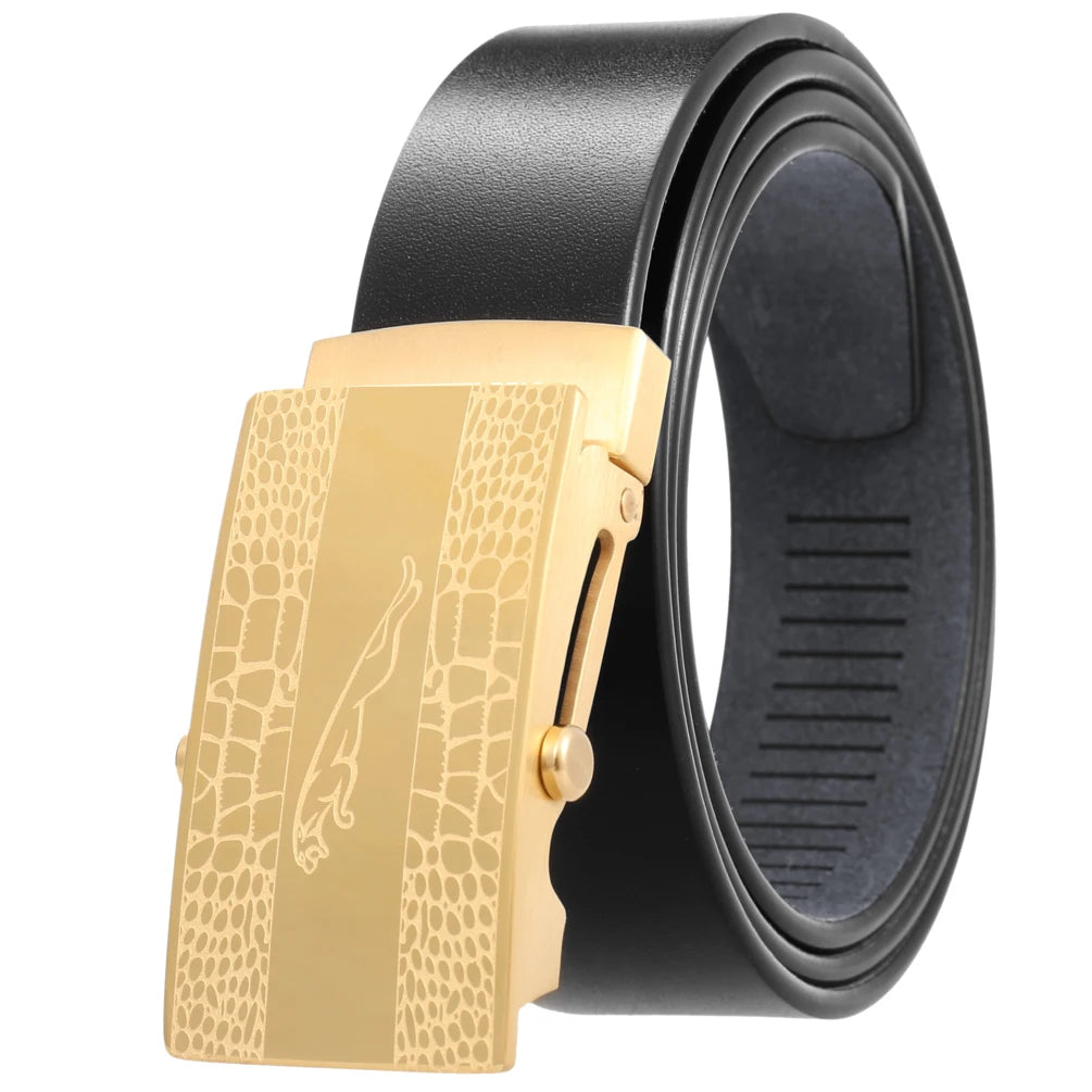 JMT-007754 Stainless Steel 3.5CM Men's Belt - Durable and Stylish Accessory for Everyday Wear