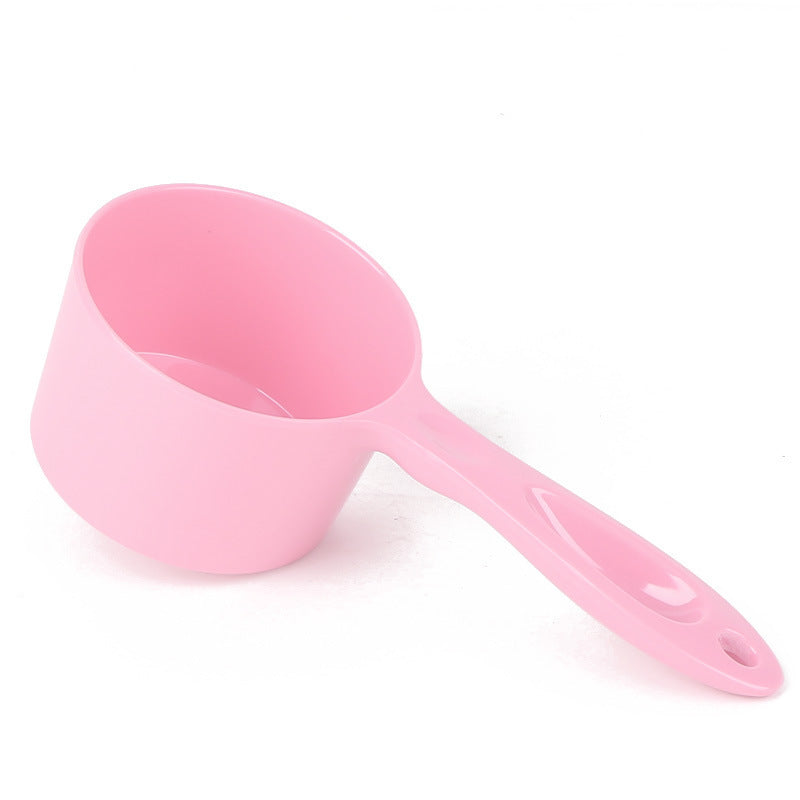 JMT-007818 Ergonomic Pet Food Scoop for Dogs, Cats, Birds, and Rabbits - 1/2 Cup Capacity, Dishwasher Safe, Durable Melamine Design