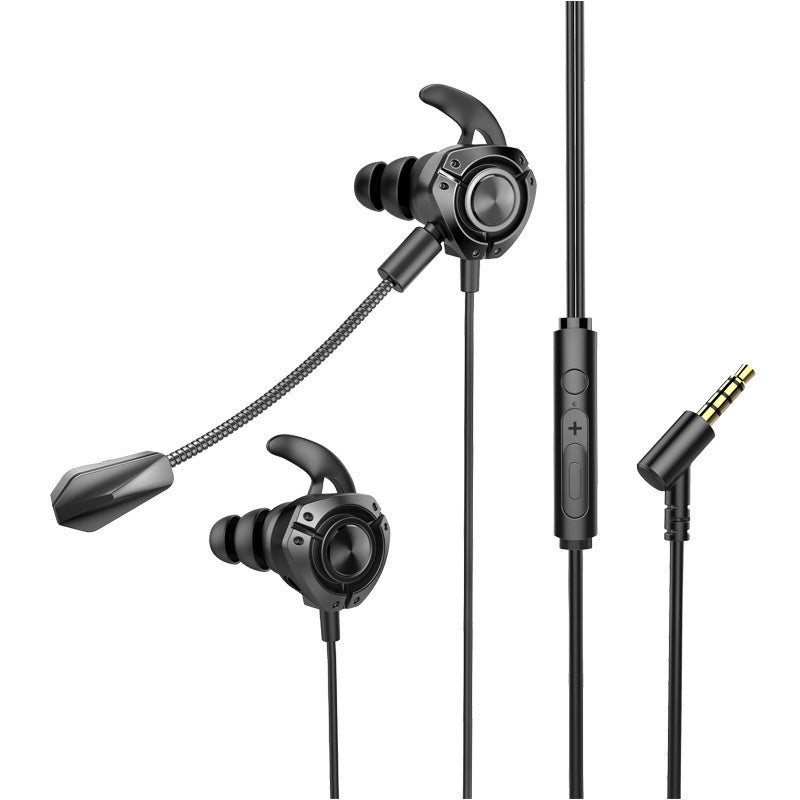 JMT-008138 Gaming Earbud Headset with Microphone for Mobile Devices - Wired, 3.5mm Plug, ABS Material, 1.2m Cable Length