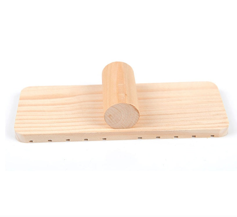 JMT-008138 Natural Wooden Hamster Seesaw for Stress Relief and Exercise