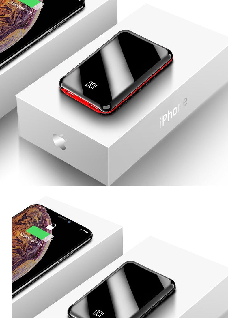 JMT-008330 Mini LCD Display Power Bank with Quick Charging - 10000mAh Capacity