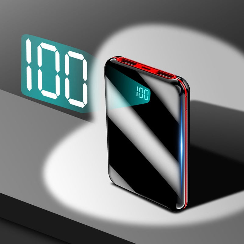 JMT-008330 Mini LCD Display Power Bank with Quick Charging - 10000mAh Capacity