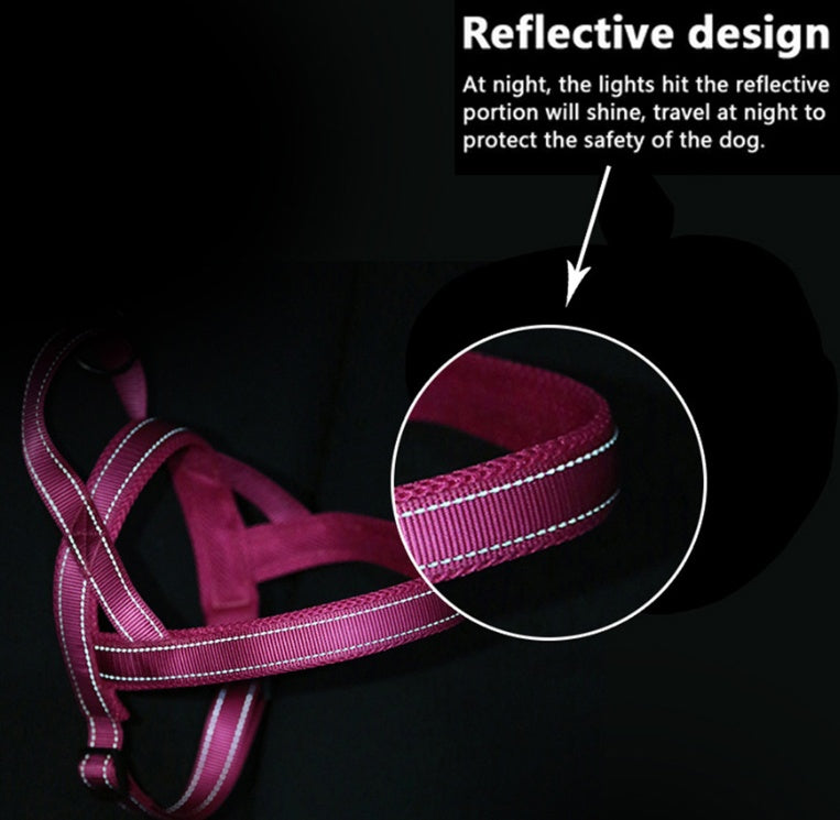 JMT-008330 Nylon Dog Chest Strap for Adjustable Fit - Multiple Sizes Available